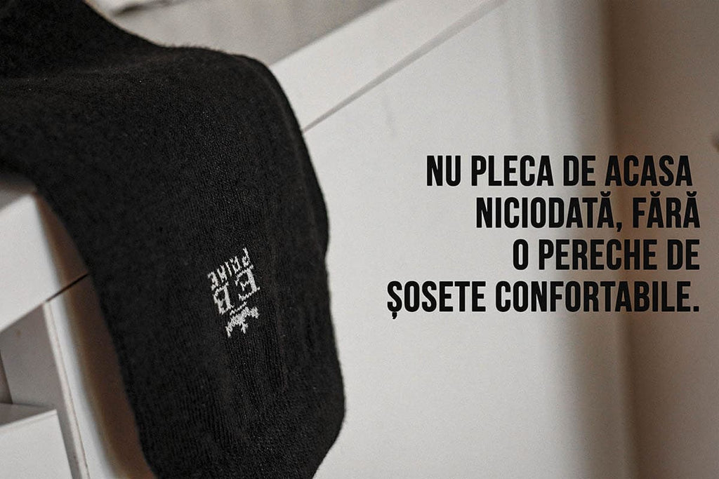 4 sosete clasice negre bumbac EB Prime