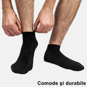 Sosete Scurte | Cutiuta "Confort Suprem" Nr. 7 | 12 perechi | 6x Negru, 6x Alb