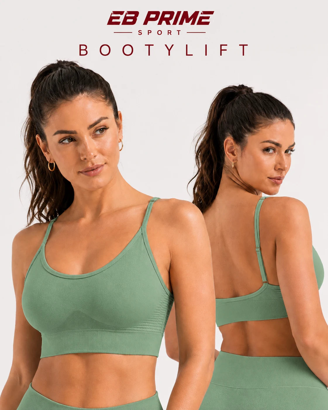 Bustieră sport seamless BOOTYLIFT | EB Prime Sport