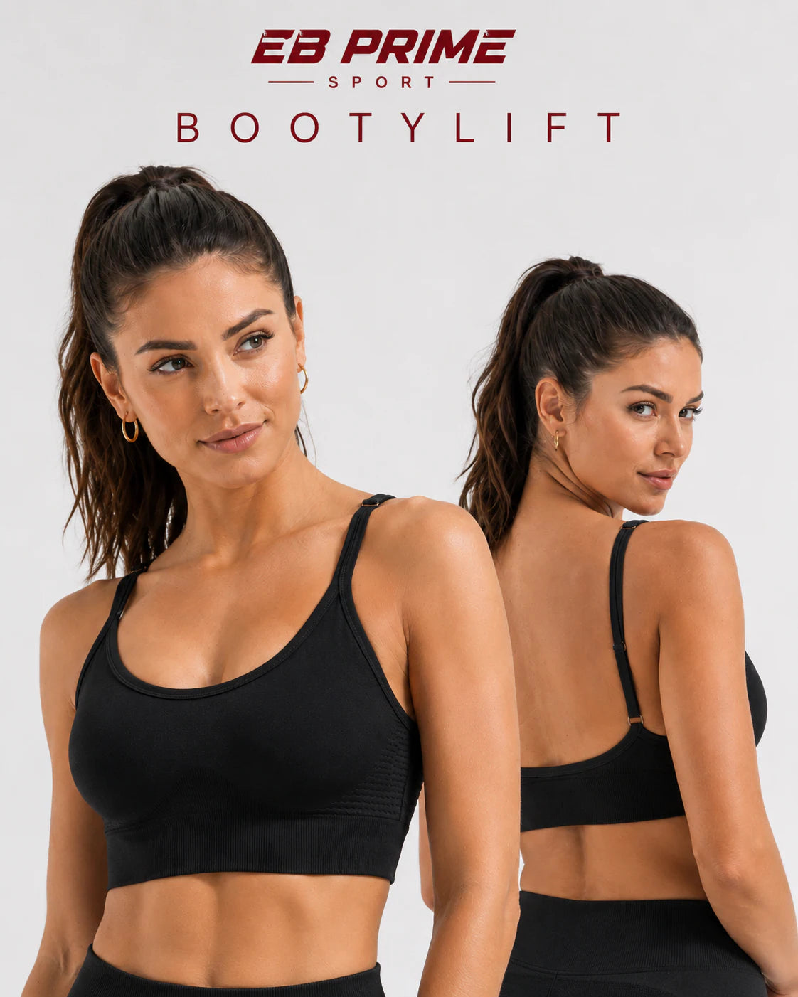 Bustieră sport seamless BOOTYLIFT | EB Prime Sport