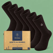 Sosete Clasice | Cutiuta „Stoc Saptamanal” Nr.15 | 6 perechi | 6x Brun