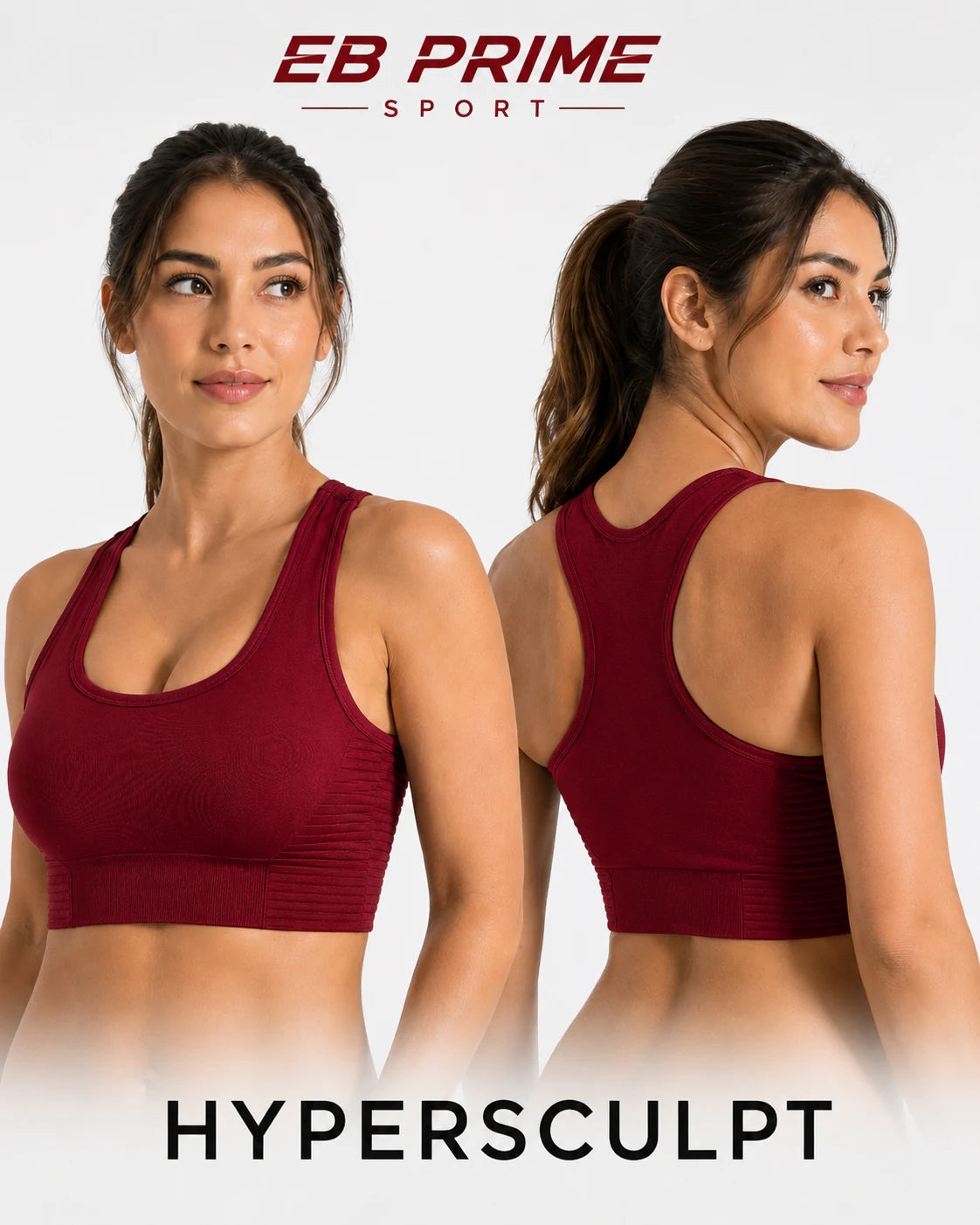 Bustieră sport seamless HYPERSCULPT | EB Prime Sport