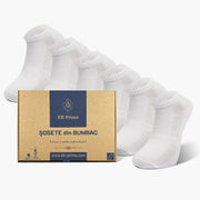 Sosete Scurte | Cutiuta "Energia Confortului" Nr. 4 | 6 perechi | 6x Alb
