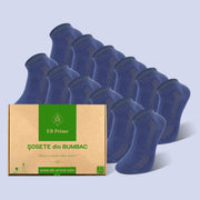 Sosete Scurte | Cutiuta "Confort Suprem" Nr. 3 | 12 perechi | 12x Albastru