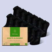 Sosete Scurte | Cutiuta "Confort Suprem" Nr. 1 | 12 perechi | 12x Negru