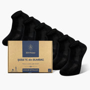 Sosete Scurte | Cutiuta "Energia Confortului" Nr. 1 | 6 perechi | 6x Negru