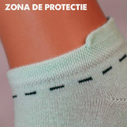 Sosete scurte dama | Cutiuta "Eleganta in Miscare" Nr. 4 | 6 perechi | Verde