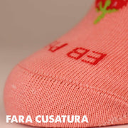 Sosete scurte dama | Cutiuta "Eleganta in Miscare" Nr. 3 | 6 perechi | Roz