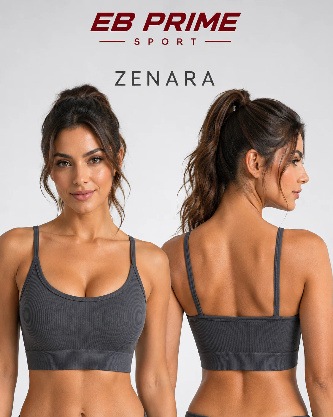 Bustieră sport seamless ZENARA | EB Prime Sport