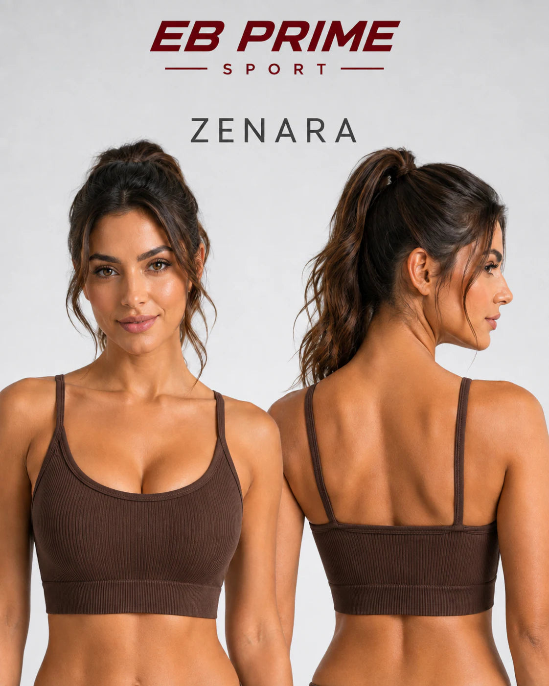 Bustieră sport seamless ZENARA | EB Prime Sport