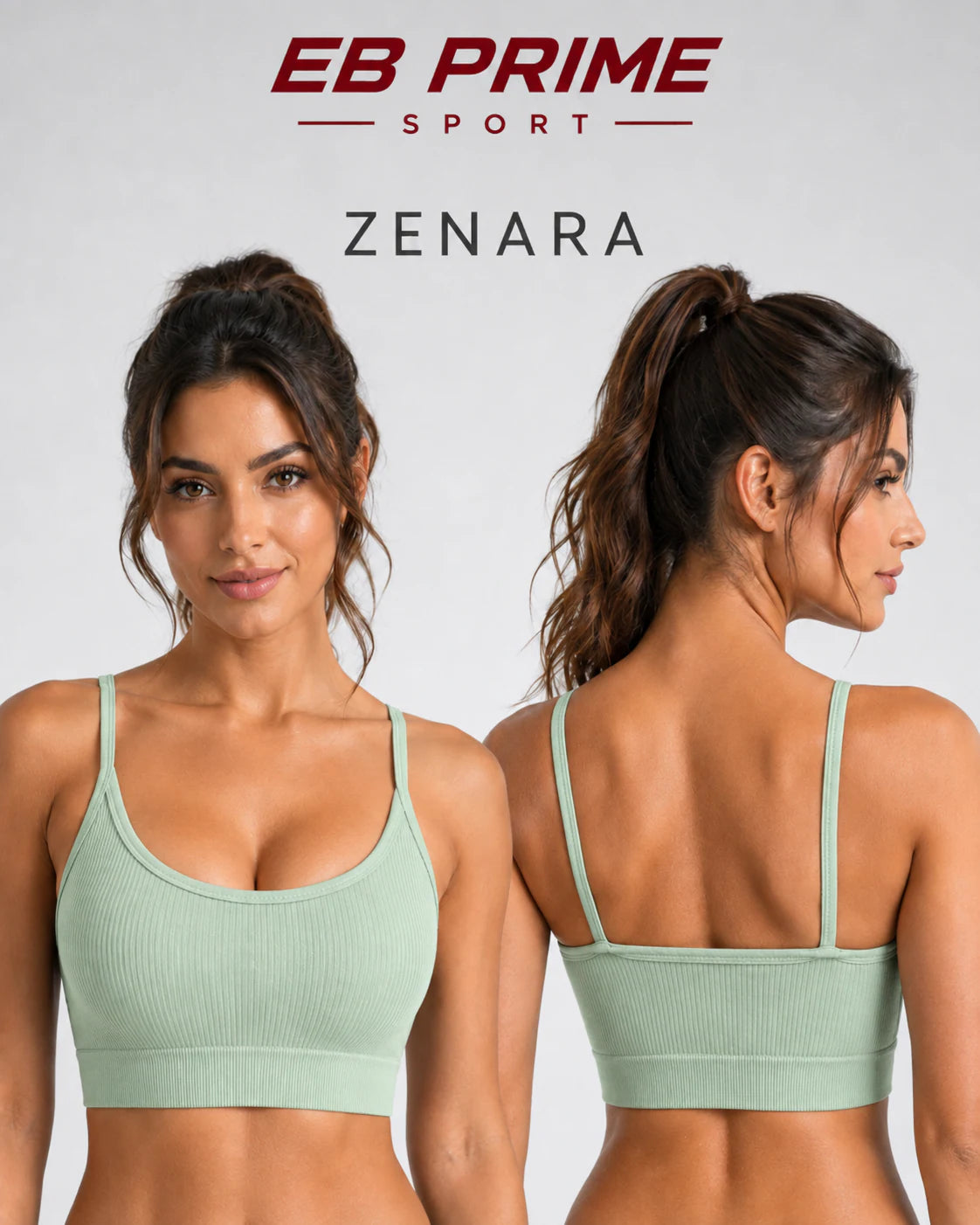 Bustieră sport seamless ZENARA | EB Prime Sport